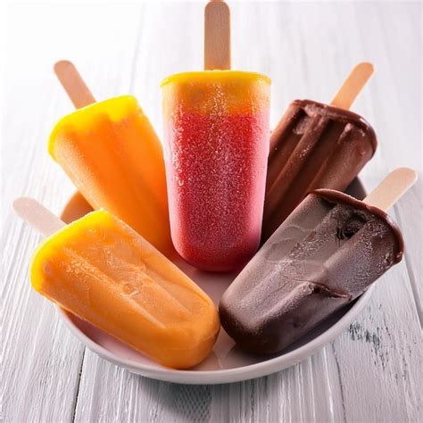 Helados Con Sabor A Fruta Imagen Premium Generada Con Ia