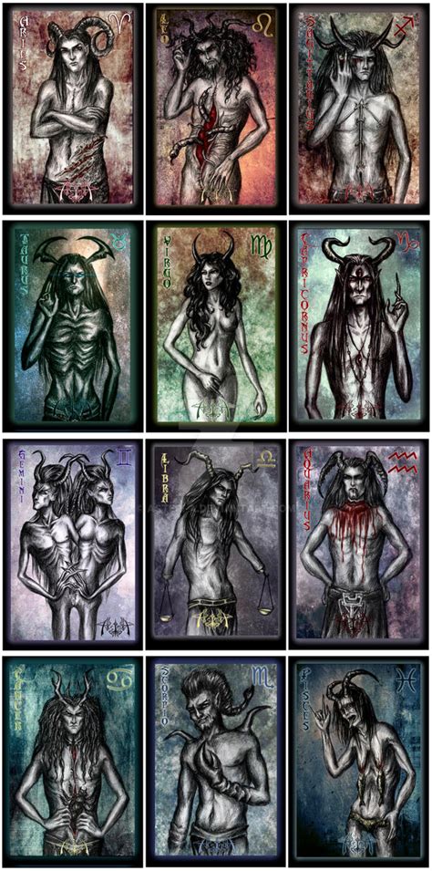 Demonic Zodiac All By Asteri A On Deviantart