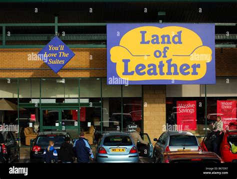 Land Of Leather Show Room Stock Photo Alamy