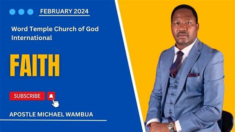 Hearing The Root Of Faith Apostle Michael Wambua YouTube