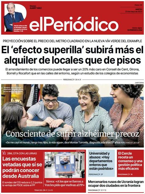 Periódico El Periódico España Periódicos de España Edición de