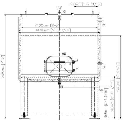 Bbl Mash Tun Tank Insulated