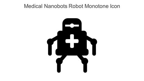 Medical Nanobots Robot Monotone Icon In Powerpoint Pptx Png And