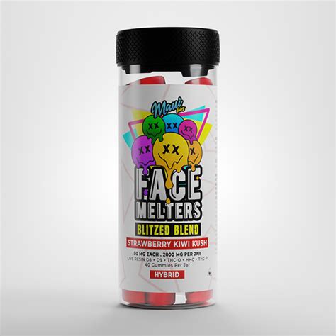 Face Melters Blitzed Blend Gummies 2000mg CBD Savage