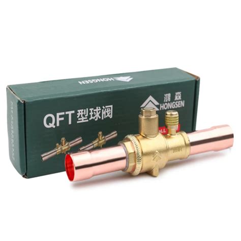 Hongsen Qft Air Conditioning Cold Storage Refrigerantion Shut Off Valve 6 54mm Refrigerant Ball