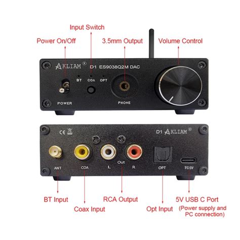 Akliam D Es Q M Dac Qcc Bluetooth Dac Board Aptx Hd Ldac Hifi