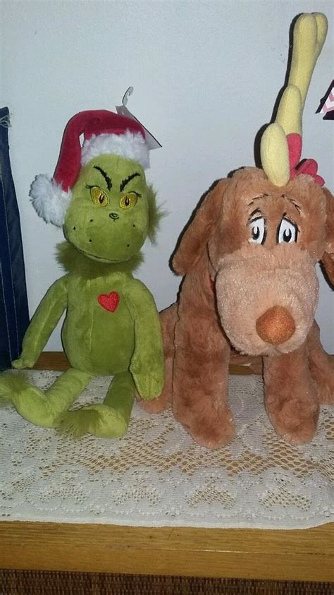 Grinch And Max Plush Dr Seuss Set How The Grinch Stole Christmas Kohls