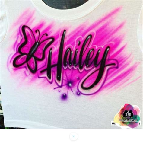 Best Custom Airbrush Name Designs In The Usa Airbrush Brothers Medium