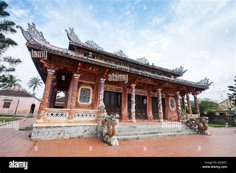 Chinese Temple In Old Town Of Hoi An Unesco World Heritage Site