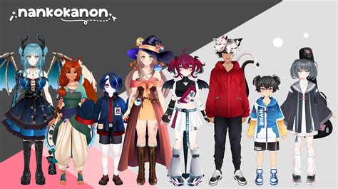 full body vtuber model art ready  rig  kanon vtuber art lived