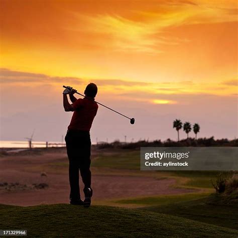 Golf Swing Sunset Photos and Premium High Res Pictures - Getty Images