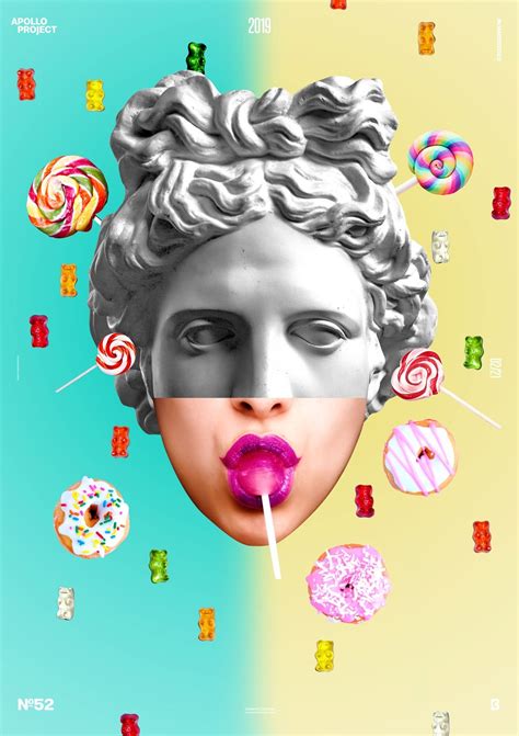 Lollipop Poster #52 | Vaporwave art, Collage art, Graphic design posters