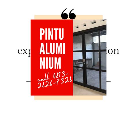 Pintu Aluminium Jaring Telpwa 081328167328 Semarang Salatiga