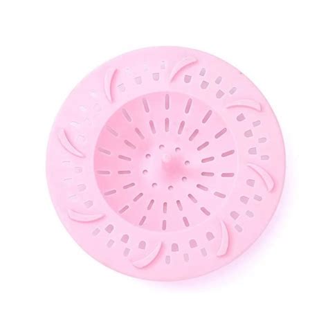 Rose Filtre Anti Colmatage Pour Vier En Silicone Pour Salle De Bain