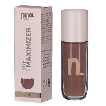 Gloss Labial Lip Maximizer Nude Nina Makeup DANI CASSIANO MAKEUP
