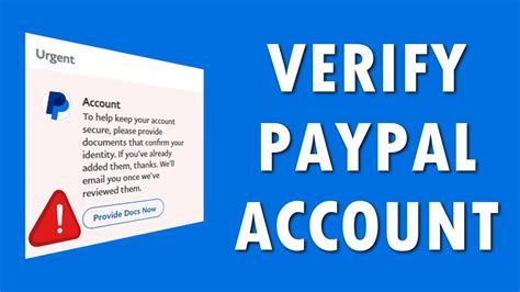 How To Verify Paypal Account To Avoid Limitation Youtube