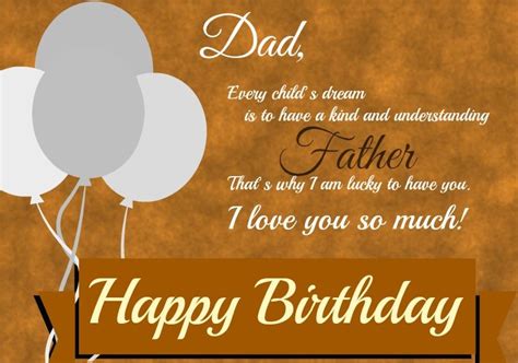 Happy Birthday Wishes For Father - Birthday Messages For Dad Papa From ...