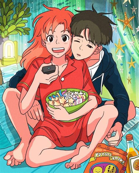 Ponyo And Sosuke Ver Teenagers Ilustrasi Karakter Gambar Karakter