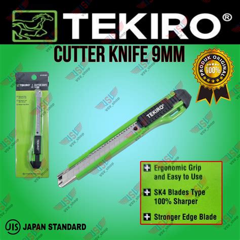 Jual Tekiro Pisau Cutter Cutter Knife Mm Cutter Kecil Shopee