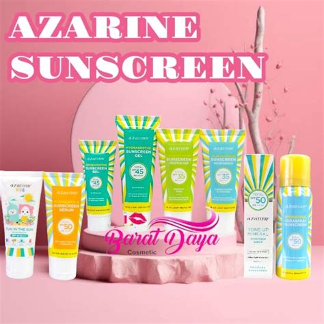 Jual Azarine Hydrasoothe Sunscreen Gel SPF 45 Hydracool Ceraspray SPF