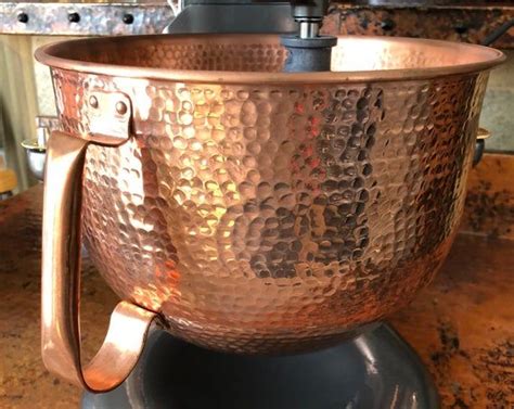 Replacement Mixing Bowl For Kitchenaid Mixer Hammered Copper Etsy Kitchen Aid Kitchen Aid