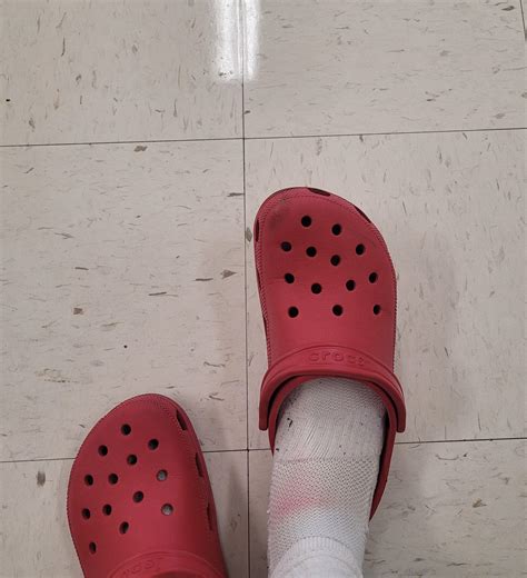 My Red Crocs Are Staining My Socks Is This Normal Rcrocs