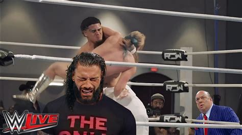 Emotional Roman Reigns Crying After His Nephew Zilla Fatu Debut Outside