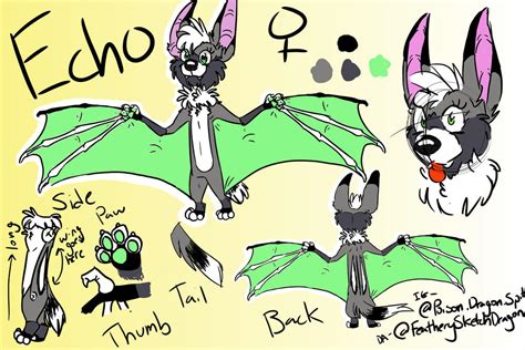 Fursona Reference Sheet by PoisonDragonSpit on DeviantArt