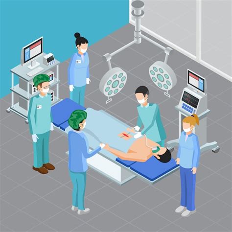 Free Vector Medical Equipment Isometric Composition With View Of