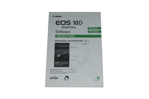 eos  canon digital software genuine original instruction manual ebay