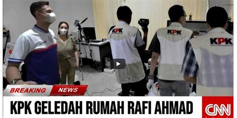 KPK Geledah Rumah Raffi Ahmad Terkait Kasus Pencucian Uang Rafael Alun