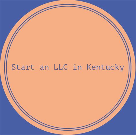 How To Start An Llc In Kentucky Start An Llc In Kentucky In 5 Steps