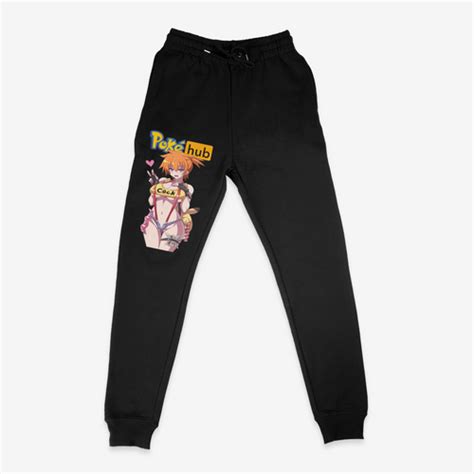 Herren Baumwolle Jogginghose Anime Hentai Waifu Girl Misty Pokemon Hattree