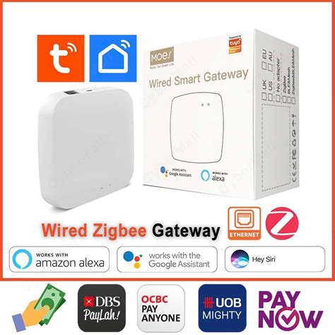 Moes Multi Mode Smart Gateway Zigbee Wifi Bluetooth Mesh Hub Work With