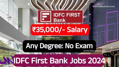 Idfc First Bank Recruitment Latest Jobs For Freshers Idfc