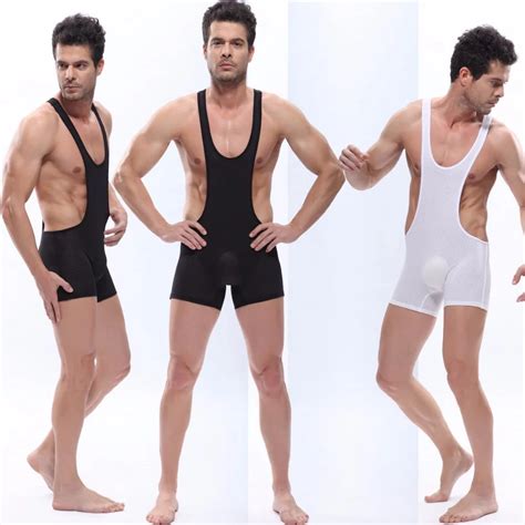 Brand New Wj Men S Mesh Jockstrap Wrestling Singlet Struggles Bodysuit