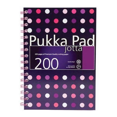 Zvezek špirala Pukka Pad Dots A5 črte 26048 Enaa