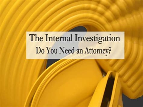 Corporate Internal Investigations Ppt Free Download