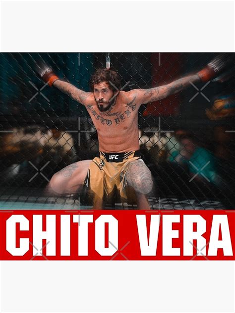 "Chito Vera UFC Design" Poster for Sale by NickNateDiaz | Redbubble