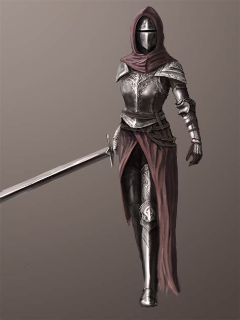 Artstation Concept Art Character Doan Xuan Minh Female Knight Armor Concept Concept Art