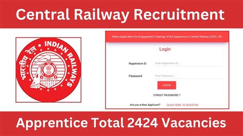 Rrc Central Railway Apprentice Recruitment Total Posts