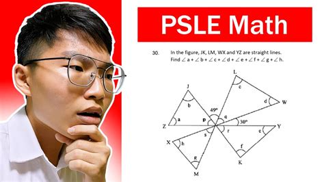 Trying The Psle Paper Math Youtube