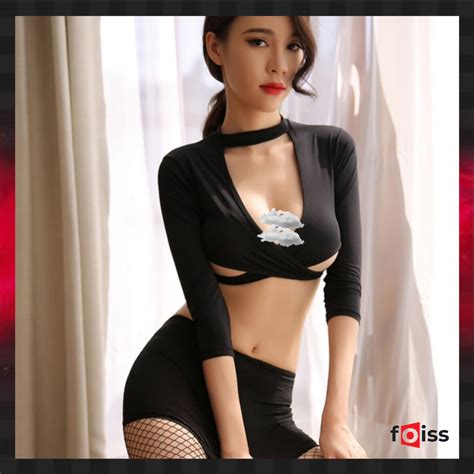 Jual Foiss Set Lingerie Baju Rok G String Model Cosplay Guru Eropa