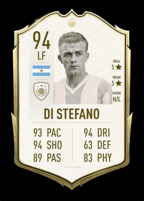 FIFA CARD ALFREDO DI STEFANO