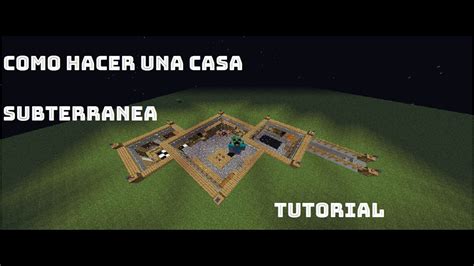 COMO HACER UNA CASA SUBTERRANEA EN MINECRAFT l BONITA Y FÁCIL DE HACER