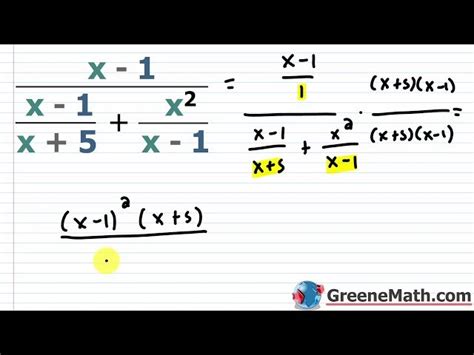 Free Video Simplifying Complex Rational Expressions Practice Test Full Solutions From