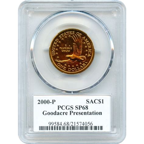 P Sac Sacagawea Dollar Goodacre Presentation Pcgs Sp Signed