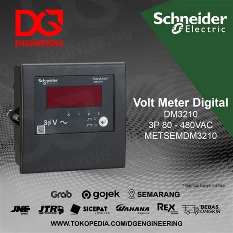 Jual Schneider Meter Digital Voltmeter 3 Fasa Metsedm3210 Dm3210 Kota Semarang Dg