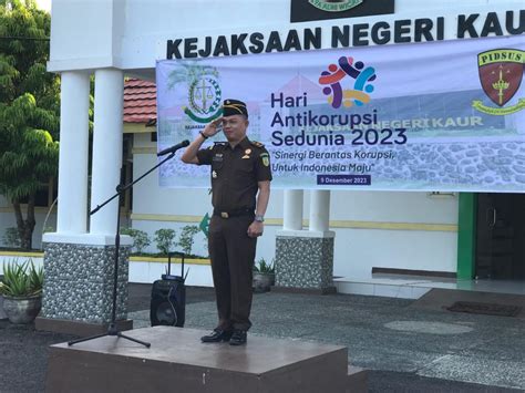 Kegiatan Upacara Hari Anti Korupsi Sedunia Harkodia Tahun