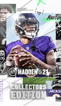 Lamar Jackson Cover Athletes Ovr Madden Nfl Mut Gg